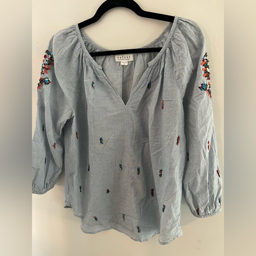 Velvet by Graham and Spencer Beaded Tunic (from Anthropologie)